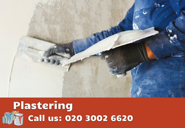 plastering Parson's Green
