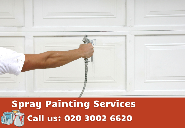 spray painting Parson's Green